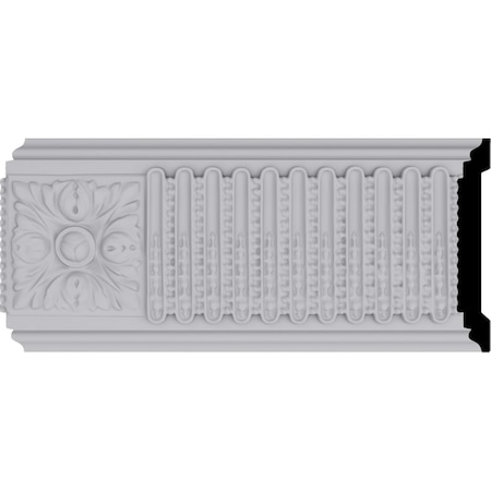 Ekena Millwork Chair Rail Moulding, Urethane, 96 in L, 7-7/8 in H MLD07X01AX